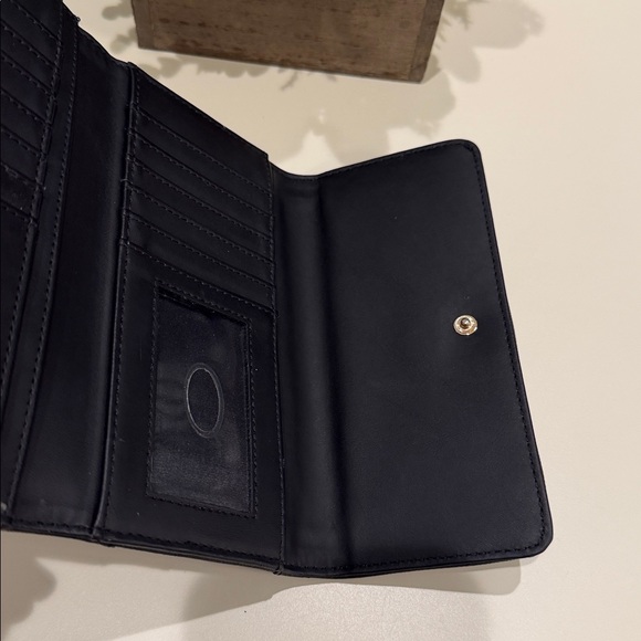 Guess Black Wallet with Gold Accents - Picture 7 of 11